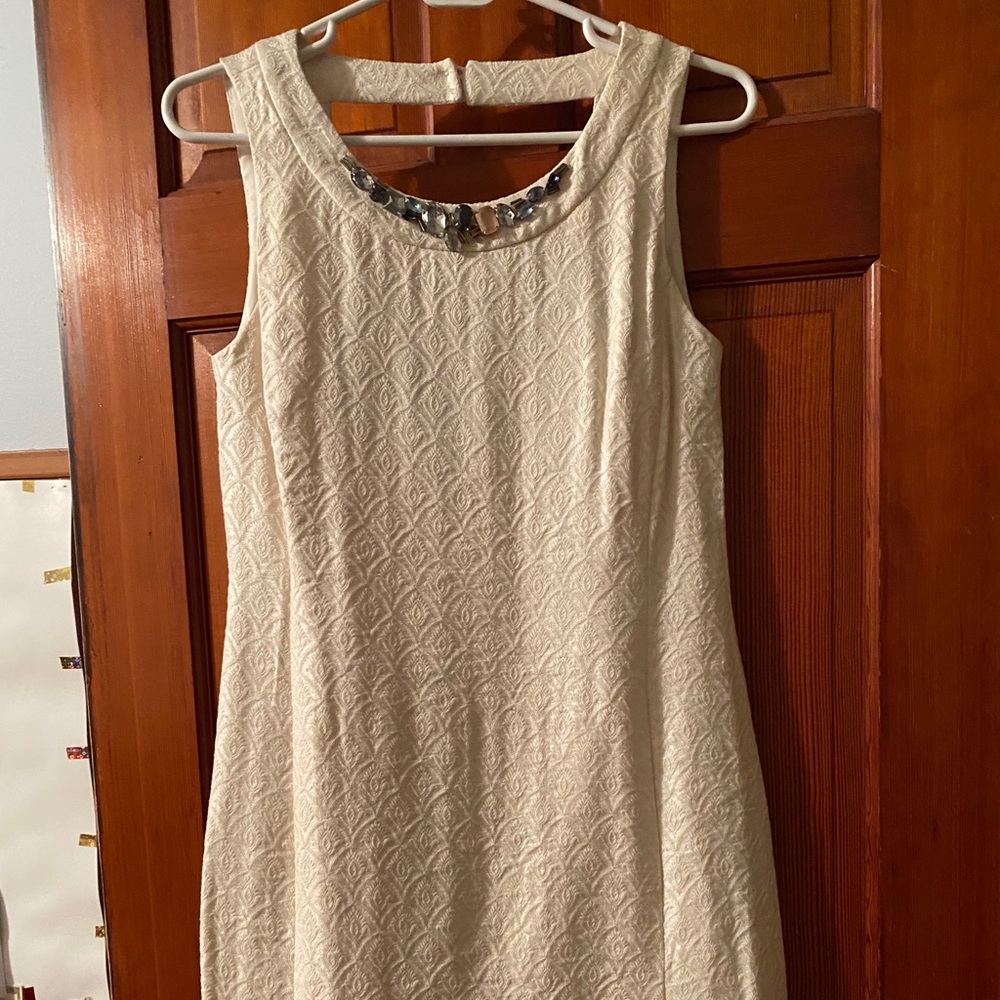 Winter white dress